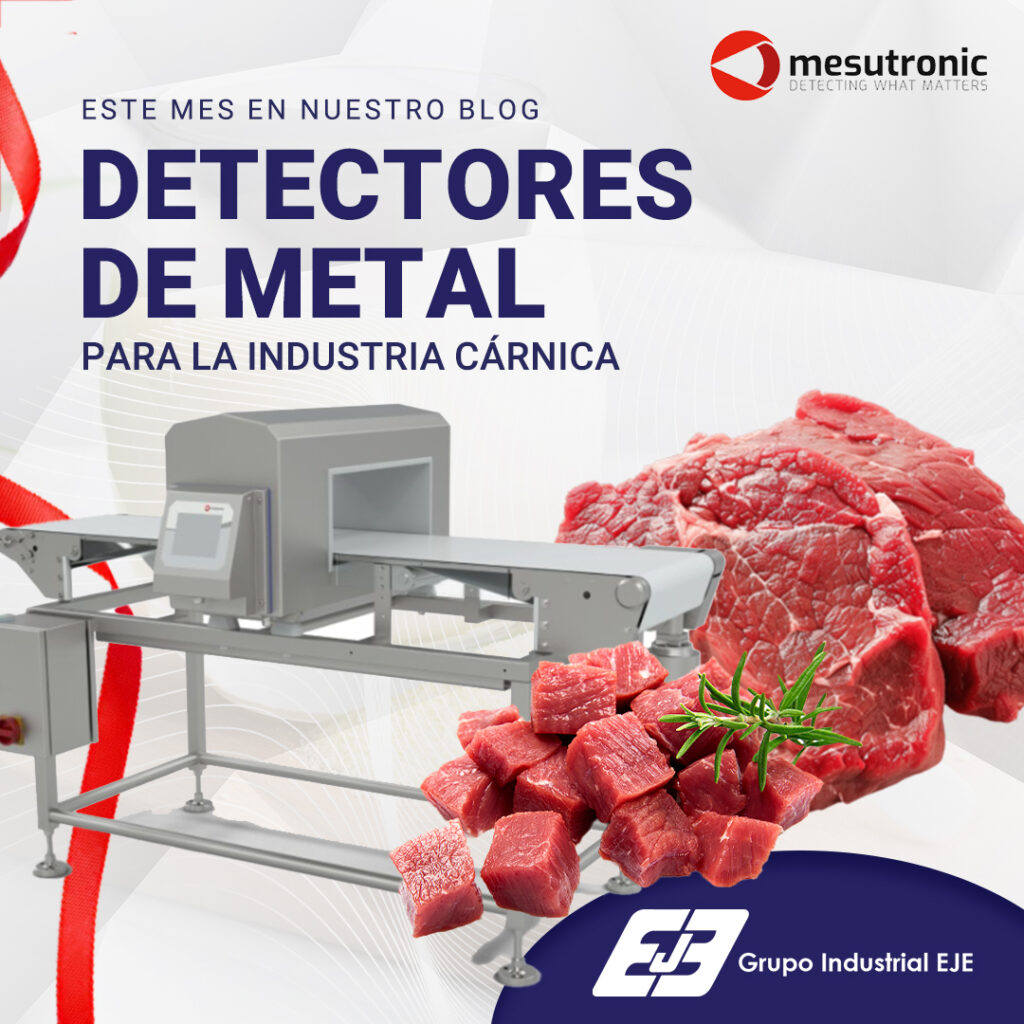 Detectores de metal para la industria carnica